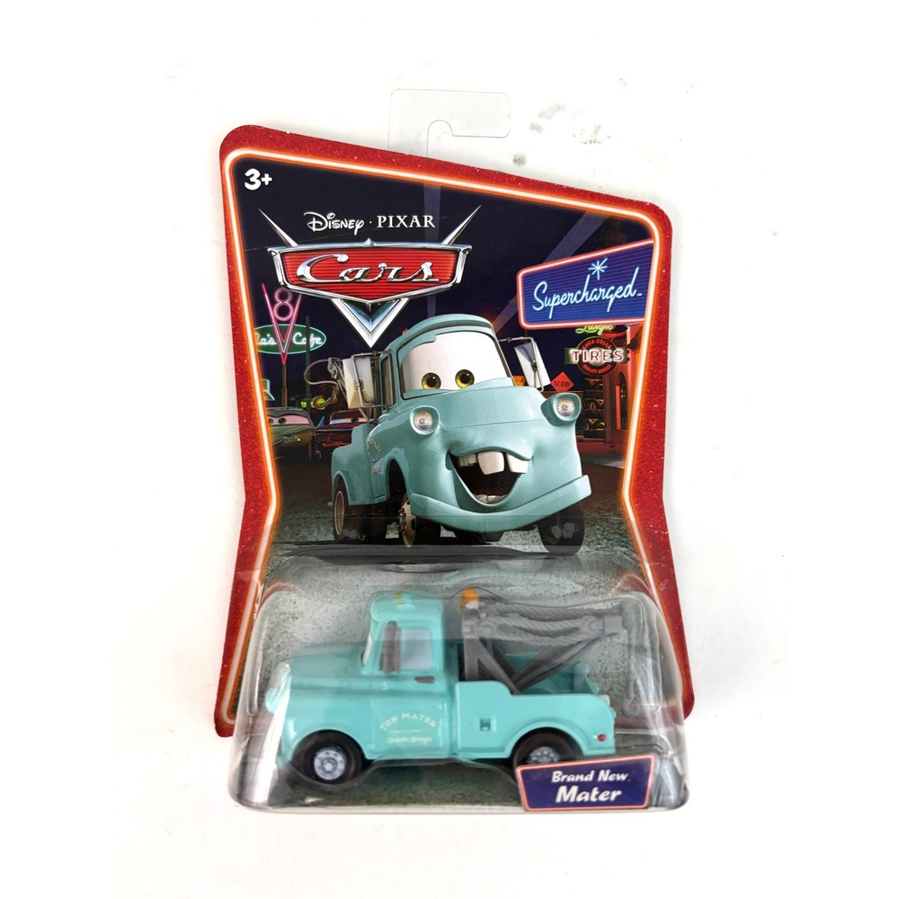 Disney Pixar Cars Brand New Mater Supercharged 2007 Mattel Diecast Sealed